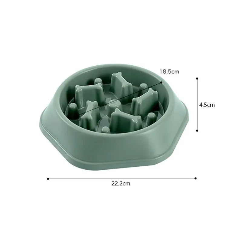 Slow Feeder Bowl for Senior Dogs & Cats — Prevent Bloating & Support Healthy Digestion - ICYSTA