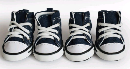Waterproof Dog Shoes — Non-Slip Denim Canvas Boots for All Breeds - ICYSTA