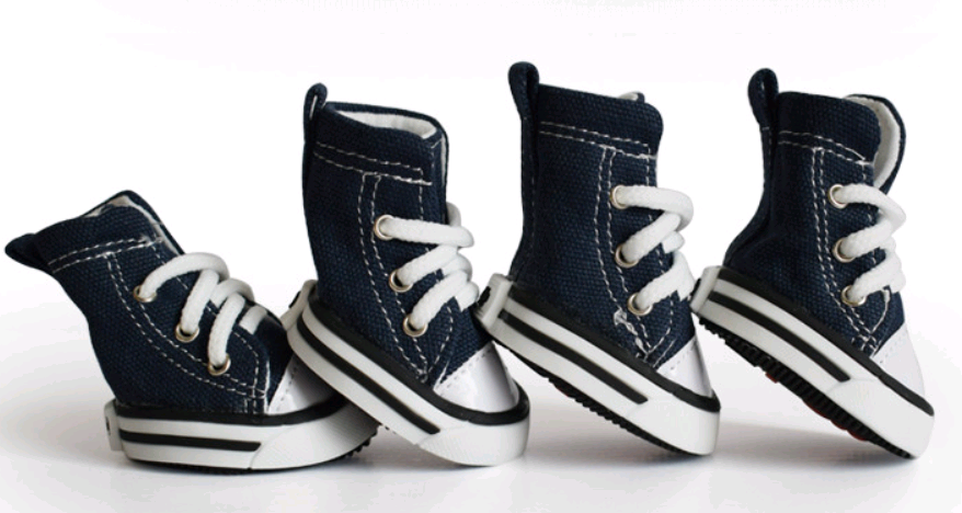 Waterproof Dog Shoes — Non-Slip Denim Canvas Boots for All Breeds - ICYSTA