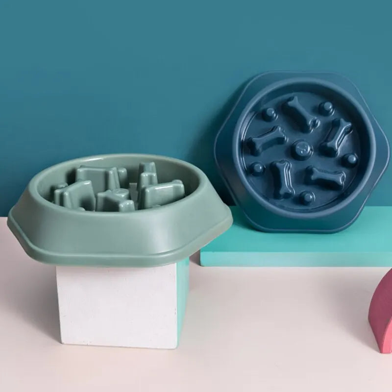 Slow Feeder Bowl for Senior Dogs & Cats — Prevent Bloating & Support Healthy Digestion - ICYSTA