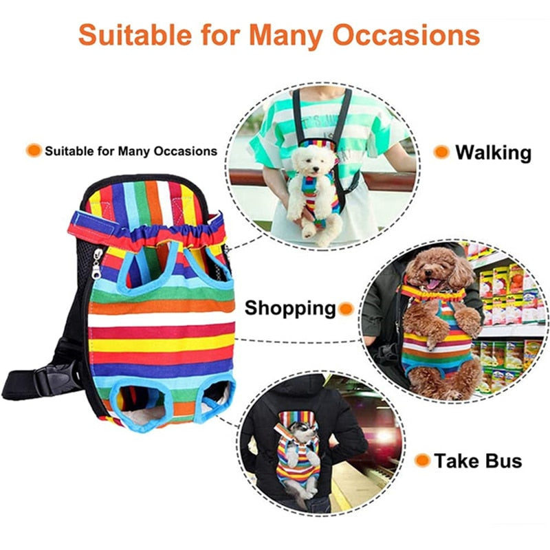 Pet Breathable Travel Backpack — Safe & Comfortable Travel Carrier for Senior Cats & Small Dogs - ICYSTA