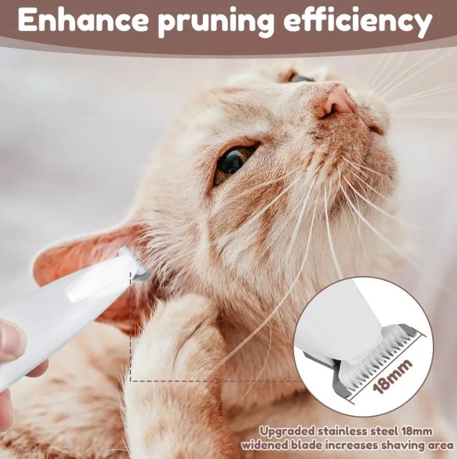Pet Paw Trimmer with LED Light — Painless Gentle Grooming for Senior Dogs & Cats - ICYSTA