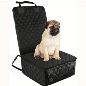 A protective cover specifically designed for car seats to accommodate dogs during travel.