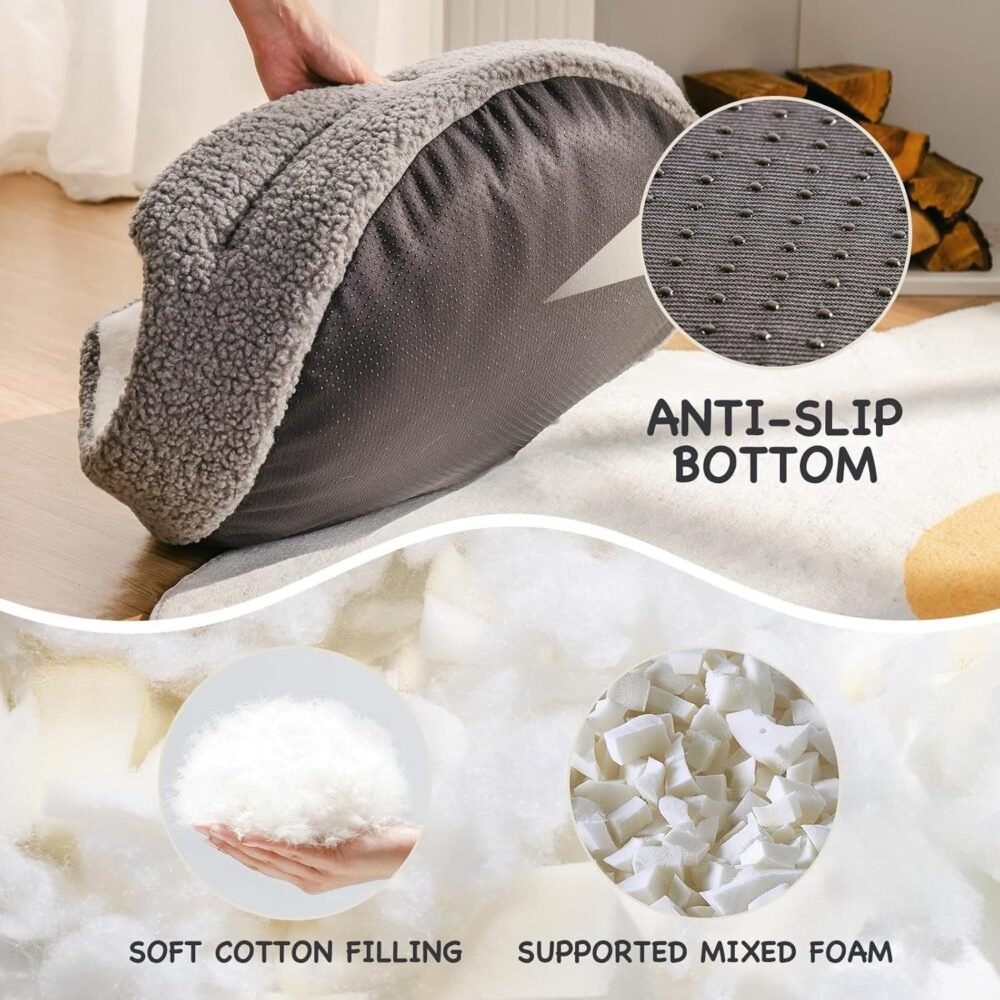Washable Pet Bed – Orthopedic Plush Round Bed for Small Dogs & Cats - Image 7