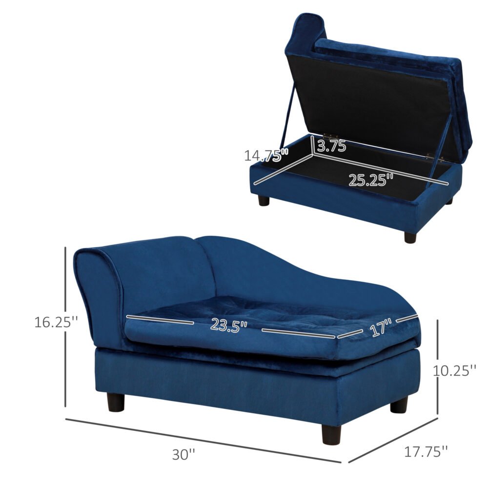 Small Dog Bed – Luxury Comfort with Hidden Storage - Image 6