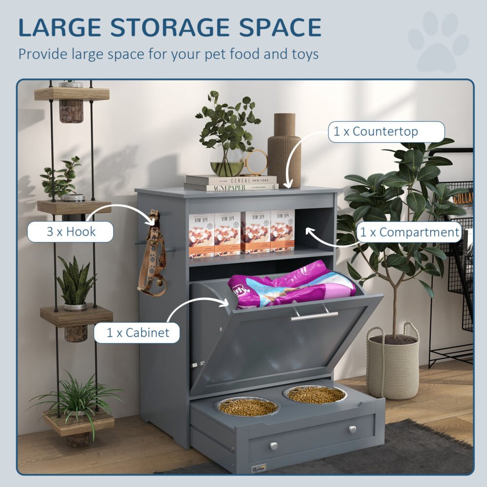 Pet Feeder Stations, Lockers, Dog Food Storage Containers - Image 4