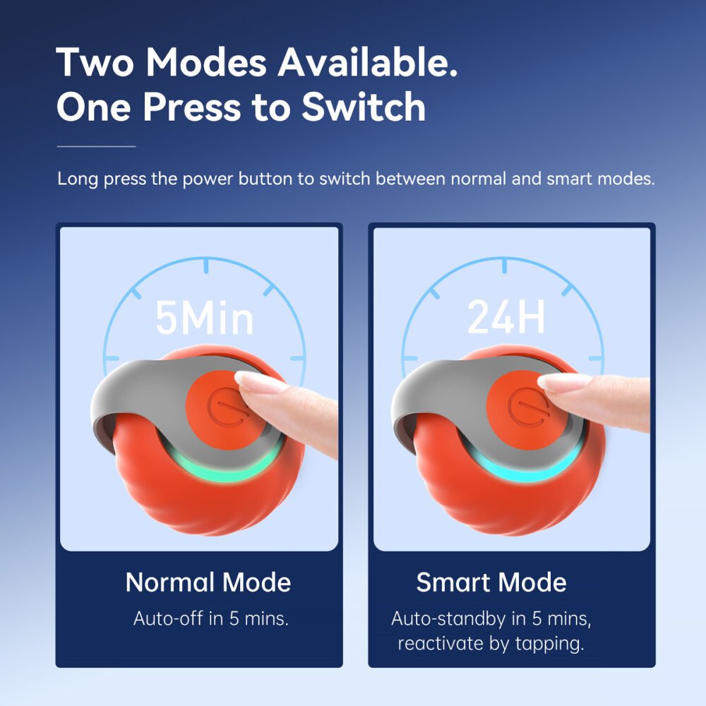 Smart Interactive Cat Ball – Type-C Rechargeable Automatic Cat Toy - Image 8