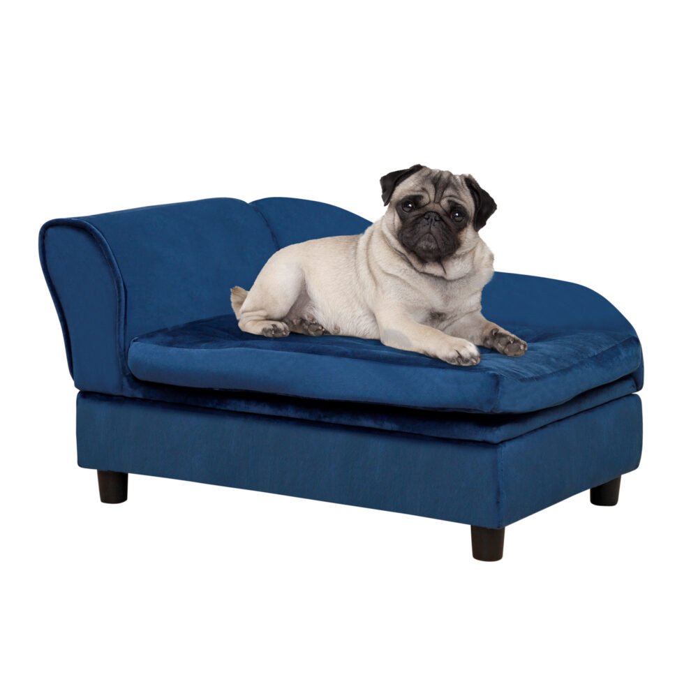 Small Dog Bed – Luxury Comfort with Hidden Storage