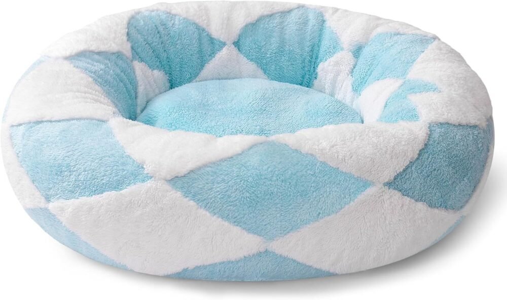 Donut Pet Bed – Round Washable Plush Bed for Cats & Small Dogs - Image 3