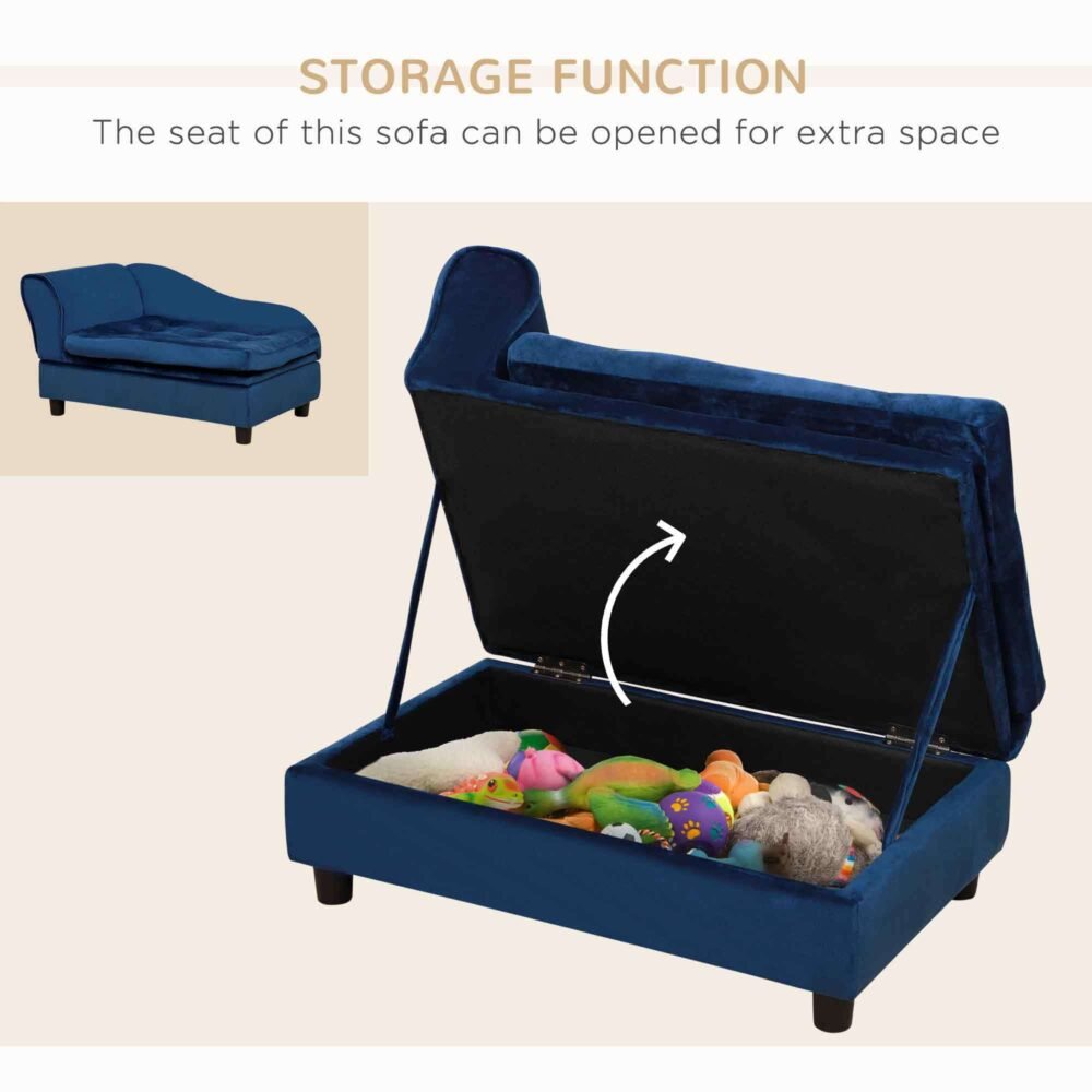 Small Dog Bed – Luxury Comfort with Hidden Storage - Image 4