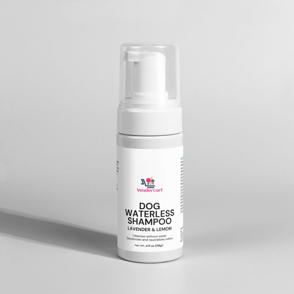 Dog Waterless Shampoo – No Rinse, Easy Clean Coat Formula for Pets