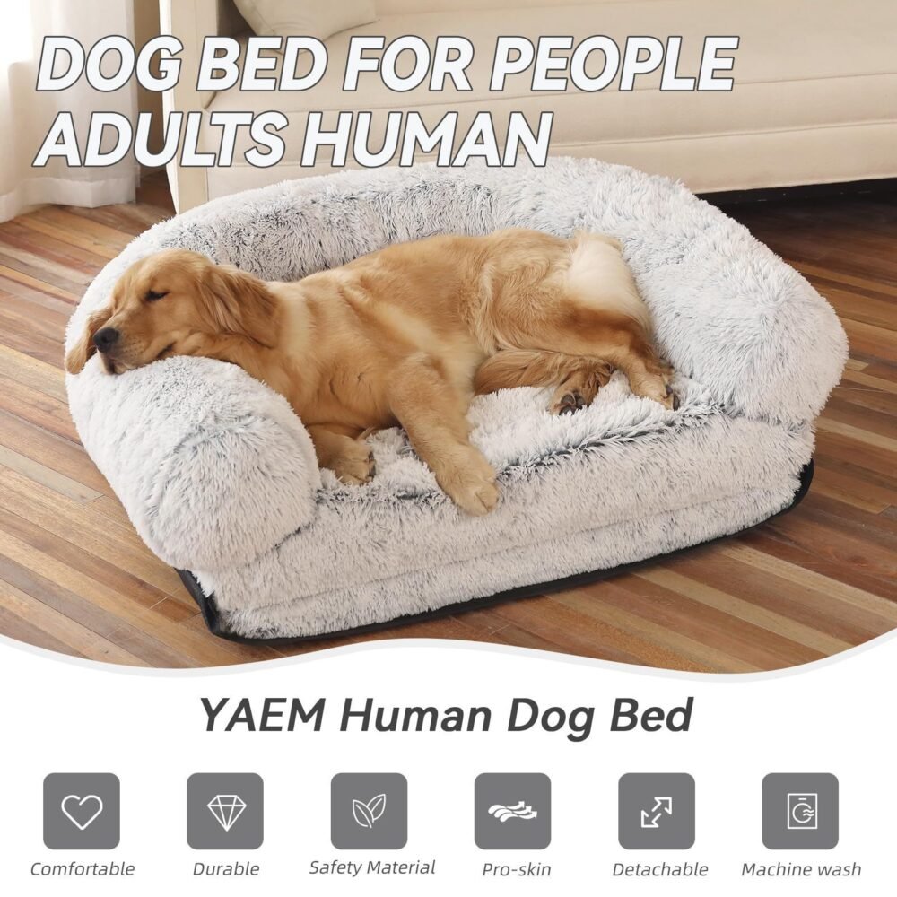 Human Pet Sofa – Removable & Washable Detachable Doghouse & Cathouse Bed