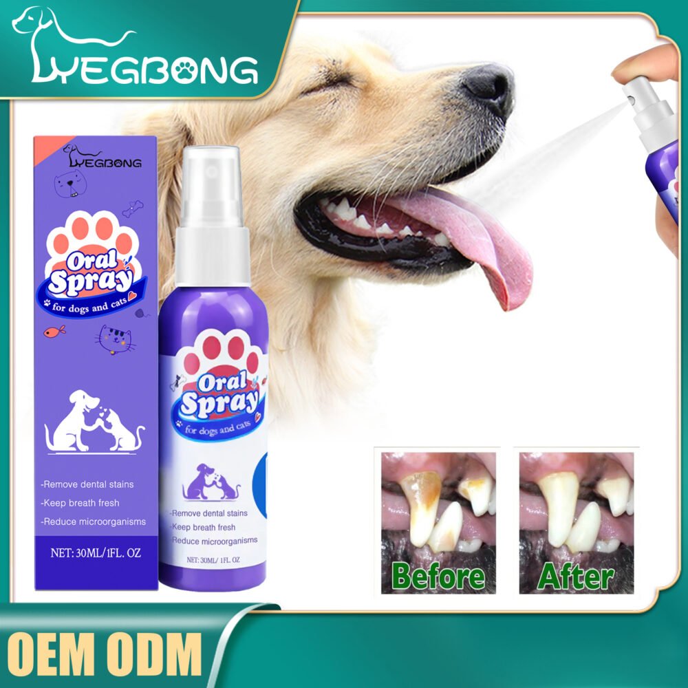 Cat And Dog Teeth Cleaning Spray – Fresh Breath & Tooth Stains Removal, Pet Oral Care Spray - Image 4