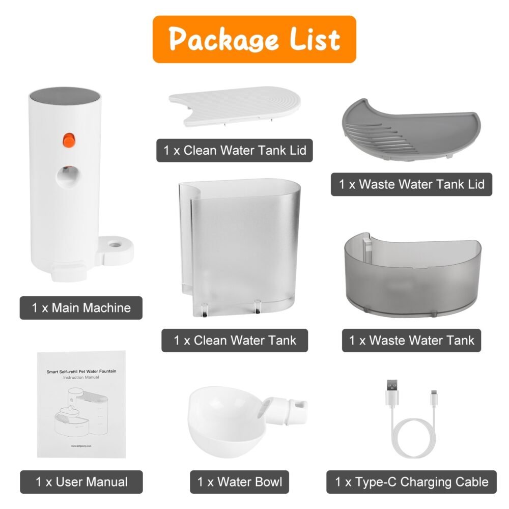 1Pc Smart Pet Water Fountain Automatic Cat Water Dispenser 3L Cordless Rechargeable Dog Water Fountain Self-Refill With 3 Adjustable Volume 3 Time Intervals Touch Control - Image 9